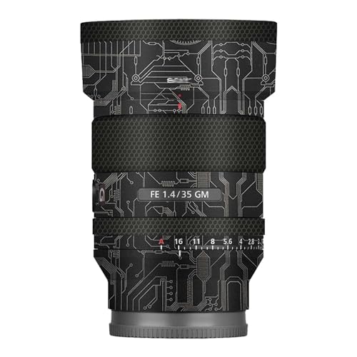 SUPBIG & Mebont ソニー 広角単焦点レンズ フルサイズ FE 35mm F1.4 GM G Master 用保護装飾ステッカー 傷防止 耐摩耗性 カメラスキンカバー プロテクター フィルム 迷彩