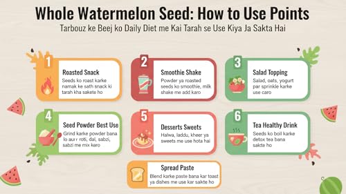 Image of Parshutara Farm Watermelon Seeds 500g | 100% Natural & Raw Tarbooj Beej | High Protein & Healthy Snack | Edible Seeds for Eating & Cooking