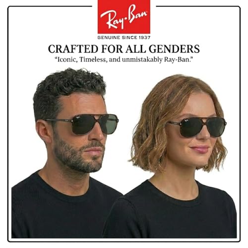 Image of Ray-Ban RB2198 BILL Square Sunglasses with Official Eyewear Kit