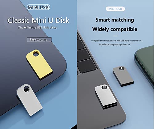 1TB USB 3.0 フラッシュドライブ 高速伝送USBメモリ (Type-Cアダプターが付属) 小型 軽量 高速データ転送, ボディ スマホ用android/PC/ラップトップ (Silver)