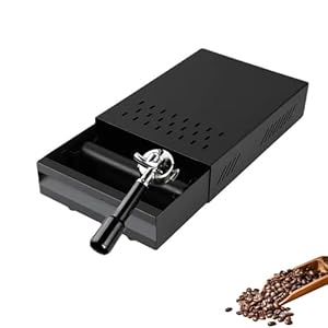 Zonzanina Kaffee Klopfbox Abtropfschale (Schwarz)