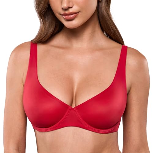 Image of INLYRIC Women's Mesh Balconette Bra Unlined | Ultra-soft, Unlined, Underwire, Light Support, No Padding, Semi-sheer, Demi, Seamless Look, Sexy, Supportive Comfortable