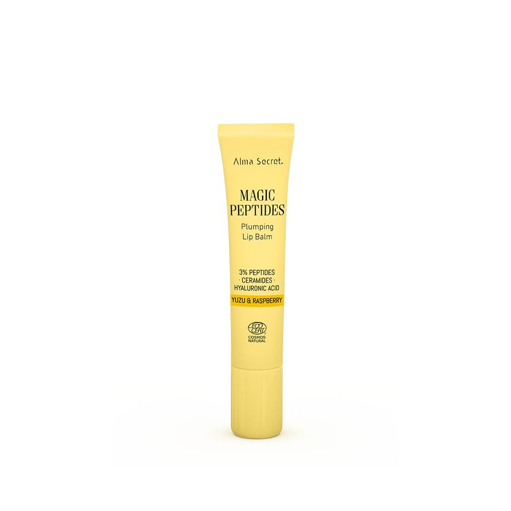 Lip Balm, 3-in-1, Volume Effect, Gloss Effect, with Peptides, Ceramides, Hyaluronic Acid and Pigments, Deep Moisture, Volume and Shine, Cocoa, Soft Lips, Nourishing, Vegan, Cruelty Free