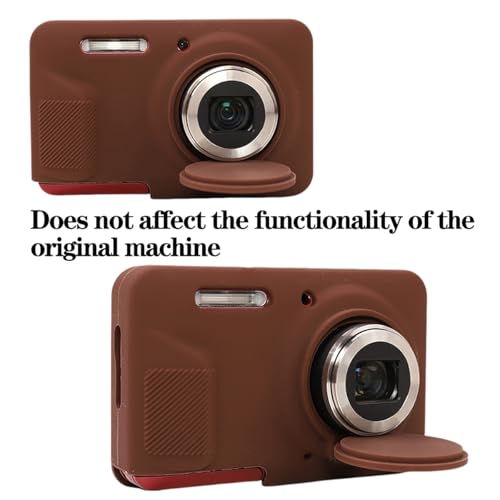 Funda de silicona para cámara Kodak FZ55 color café miniatura 3