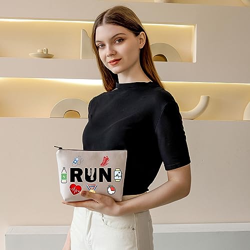 PLITI Running Makeup Bag Funny Running Lover Gift Marathon Runner Gifts Cross Country Running Gift for Runner Friend (Run Design bagU) - Image 4