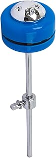 VICASKY Baquetas de metal para tambor de tambor, pedal de bajo, baqueta de pedal para bombo, pedal de bajo, palo de tambor, martillo de metal, color azul