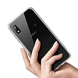 明誠 Galaxy A21 SC-42A スマホケース Galaxy A21 SCV49 ケース スマホカバー 衝撃吸収 擦り傷防止 TPU シリコン 薄型 軽量 ソフト クリア 透明 黄変防止 滑り止め Galaxy A21 ケース