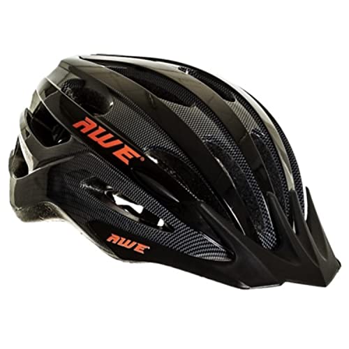 AWE AWEAir™ FREE 5 YEAR CRASH REPLACEMENT* In Mould Adult Mens Cycling Helmet 55-58cm Black, Carbon