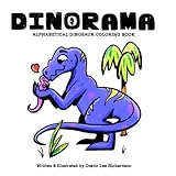 DINORAMA &cent; Alphabetical Dinosaur Coloring Book