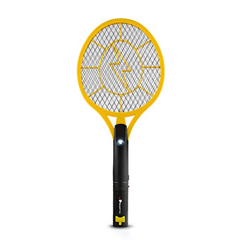 Beastron Rechargeable Bug Zapper, 3000 Volt Usb Charging, Electric Fly Killer Racket, Led Light 3 Layer Mesh Safe To Touch Large Size,Pack Of 2 #TOP3