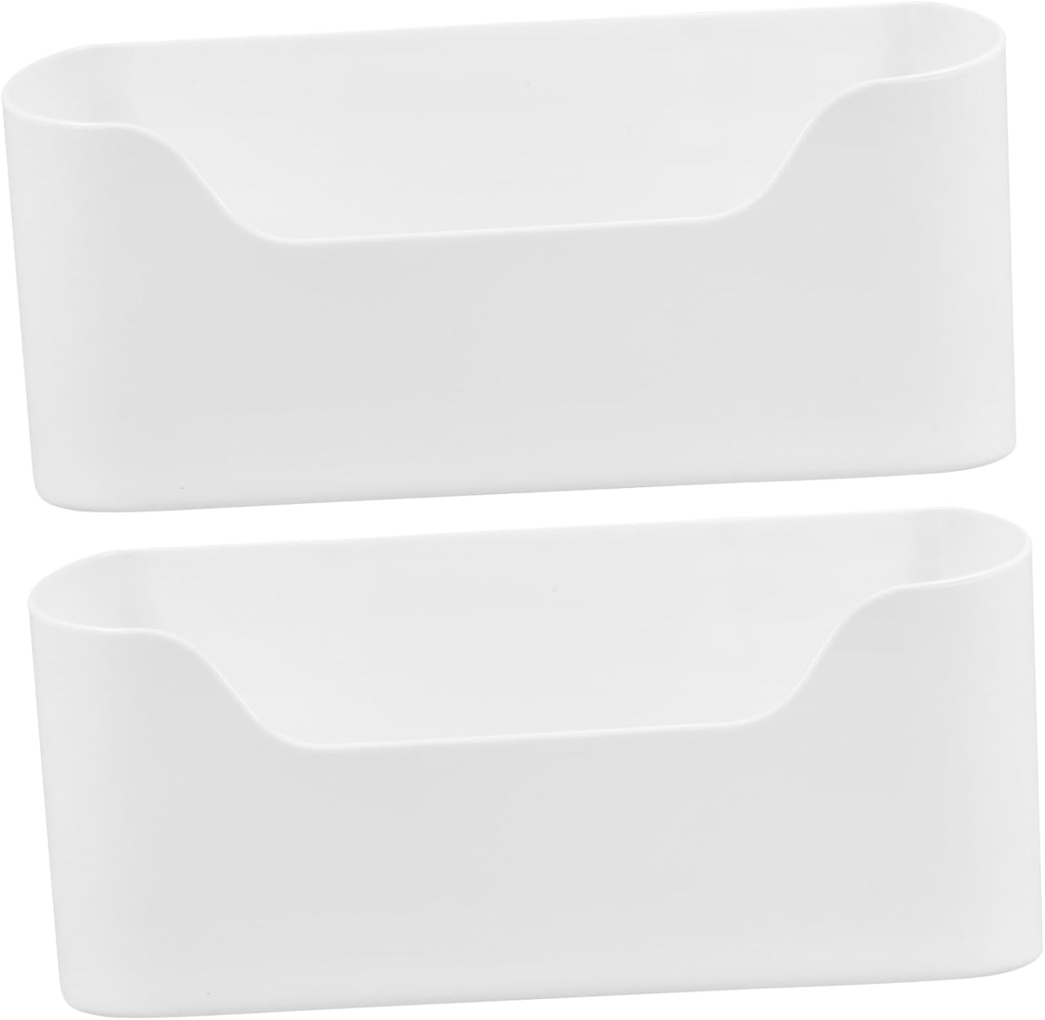 2pcs Kitchen Shelves Wall Mount Holder Adhesive Cabinet Door Organizer Storage Box for Kitchen Sink Bathroom Wall Storage