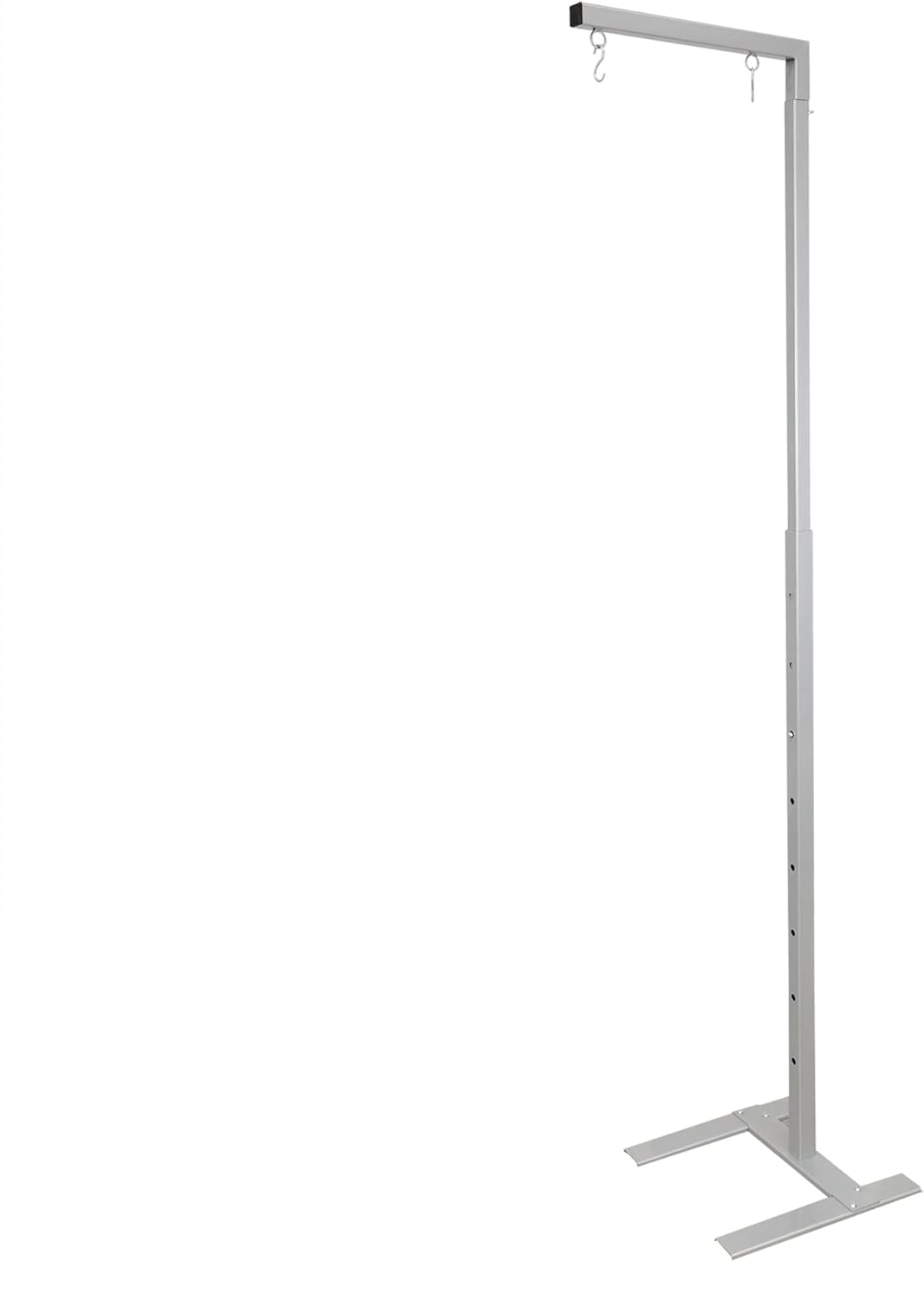 FixtureDisplays® 16" X 12.8" X 44-72" Height Adjustable Pallet Floor Sign Posters Stand Silver-Sign Holder Sold Separately 15359 15359