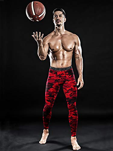 Drskin 3 Pack Men’s Compression Pants Tights Leggings Sports Baselayer Running Athletic Workout Active (Line (Dmre12+Dmgy11+Dmbb09), L) #TOP5