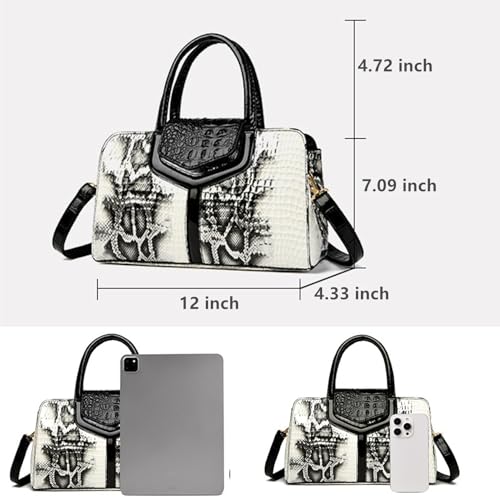 Image of Medium Satchel Handbag Shoulder Crossbody Purse Top handle Hobo bags for Women