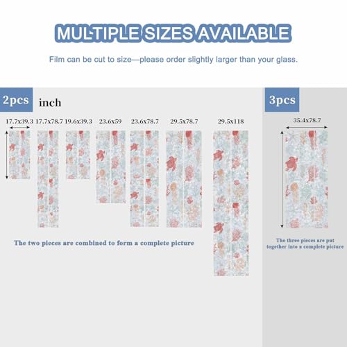 Vinilo decorativo para ventana con efecto arcoíris 17.7x39.3 pulg miniatura 5