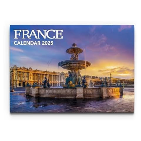 2025 France Calendar with Stunning Photography Cover