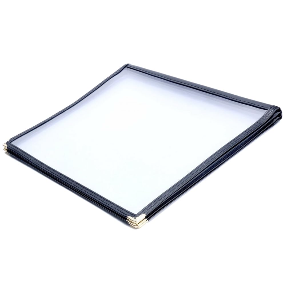 10 piezas transparente restaurante menu cubierta para formato A4 libro Cafe Bar 4 páginas 8