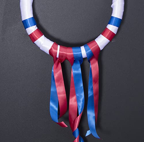 Yaseo Double-Sided Two-Tone Ribbon, 20 Yards 1 Inch Double Faced Blue And Red Satin Ribbon For Christmas, Wedding, Birthday, Gift Wrapping And Party Decor #TOP5