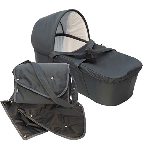 Original Zubehör-Set (Tragetasche, Wickeltasche, Regenschutz) für Eichhorn Dänemark-Kinderwagen"Esbjerg" - Modell 2021 Cover