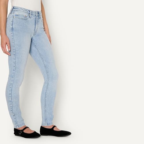 Image of Amazon Essentials Women's High Stretch Mid-Rise Skinny Jeans