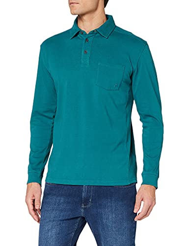 Preisvergleich Produktbild Pioneer Herren Polo Shirt Longsleeve Polohemd, deep Ocean, XL
