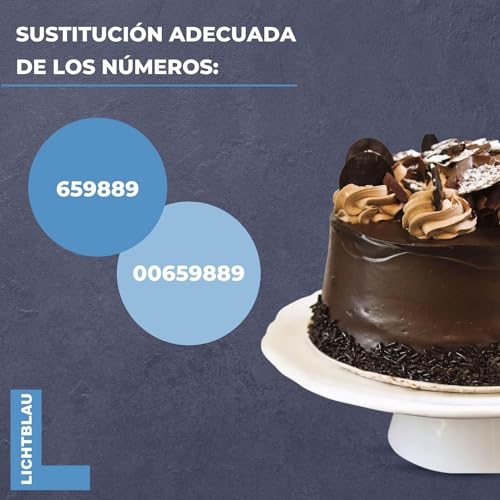 Lichtblau batidor de varillas 00659889 para robot de cocina Bosch I Batidora de recambio apto para MUM5 MUMVC MUMVH I Varillas profi flex con silicona I Accesorios robot de cocina Bosch - imagen 3