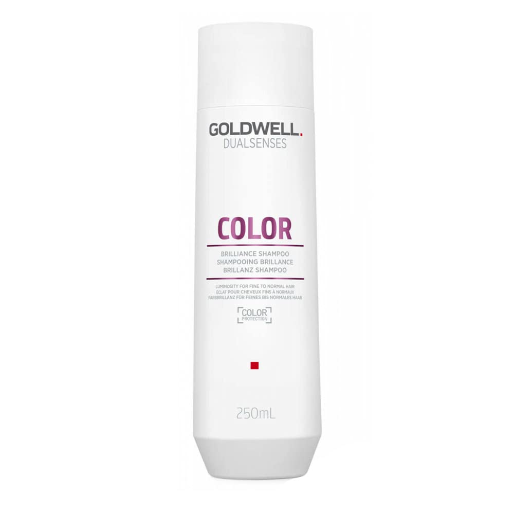 GoldwellDualsense Color Brilliance Shampoo 250ml - Highlighting Shampoo for Thin or Medium Hair