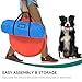 DWVO Dog Agility Accessories Kit: Comprises of a Teaser Pole, 2 Hurdles, 6 Weaving Poles, Agility Tunnel, Pause Box, Full Set of Agility Equipment for Backyard Indoors Outdoors