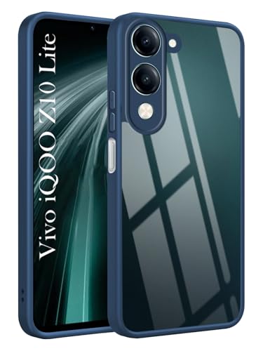Image of Jkobi Ultra-Hybrid Back Cover Case for Vivo iQOO Z10 Lite (Lifetime Anti Yellow | Anti Scratch | Crystal Clear Shockproof)