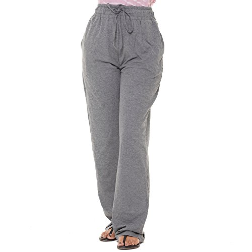 Image of Easy 2 Wear Womens Cotton Knitted Track Pant (Sizes S to 4XL) Full Length and Plus Sizes