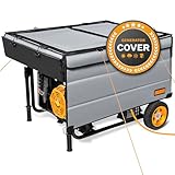 IGAN Generator Covers While Running Pro-Max for most 3500w-12000w Generators - Ultra Heavy Duty Generator Covers for Outside with Windproof Kit - Portable Waterproof Generator Cover, Gray