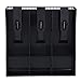 Cash Register Insert Tray, Cash Register Drawer Replacement 3 Bills 3 Coins Money Storage Box for Supermarkets, Shops, Hotels(Black)