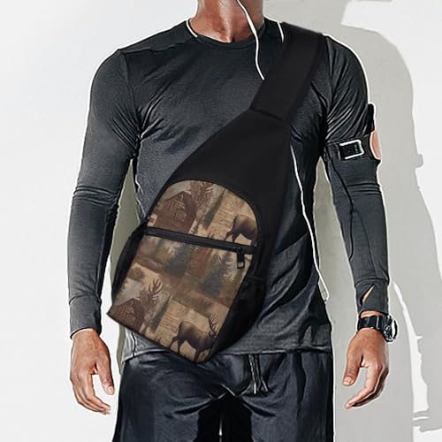 Morrales tipo sling para senderismo y uso casual miniatura 7