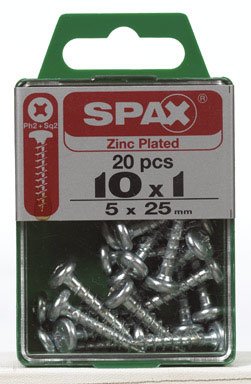 SPAX SCRW PH 10X1 BX20 miniatura 1