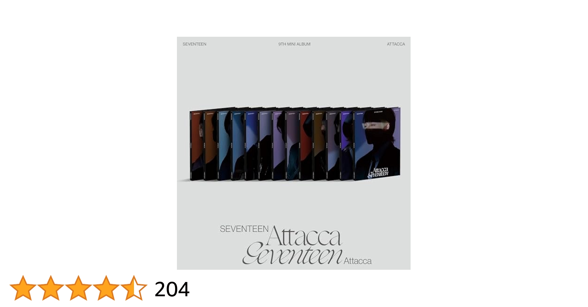 SEVENTEEN Attacca CARATver セット 韓国音楽 SEVENTEEN (セブンティーン) - Attacca [CARAT Ver