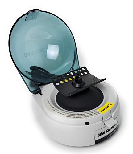 Mini Desk-Top Centrifuge, Two Speed At 4000 Rpm And 7200 Rpm, Two Rotors For For 8 X 2.0/1.5 Ml And 2 X 8-Strip Pcr Tubes, Two Sets Of Adapters For 0.2 Ml And 0.5 Ml Tubes, 110V #TOP2