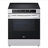 LG 6.3 Cu. Ft. Smart 4-Element Induction Slide-In Range with Convection, Air Fry, EasyClean, PrintProof Stainless Steel