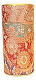 Ryu Mei Mizunishiki Japanese Metal Tea Tin [ Red ]
