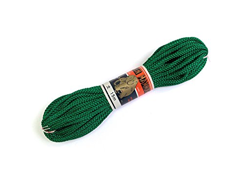 NBK 江戸打ち紐 太 15m巻き 緑 EDF-12-15M