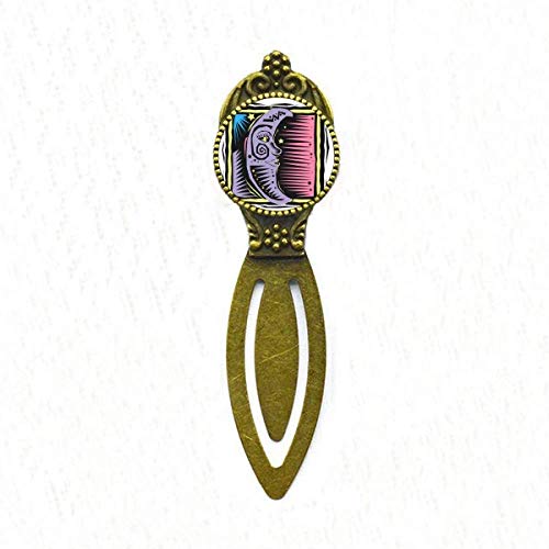 Marque-page Mexicon lune et étoiles violet pour vos lectures nocturnes