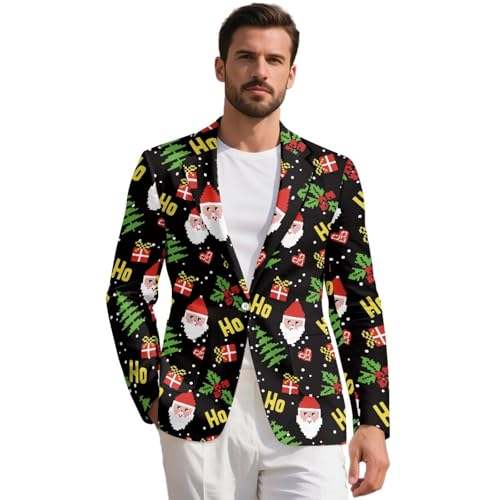 INSTANTARTS Mens Blazer Jacket Stretch Sport Jacket Men Casual Blazer Lined Collar Lightweight Daily Blazers Fashion