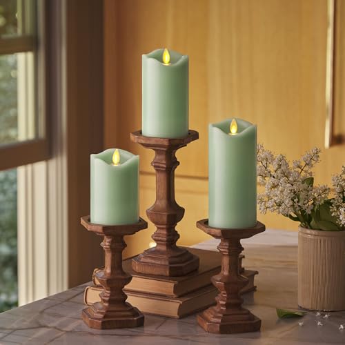 Velas LED parpadeantes Luminara para crear ambientes relajantes en el salón