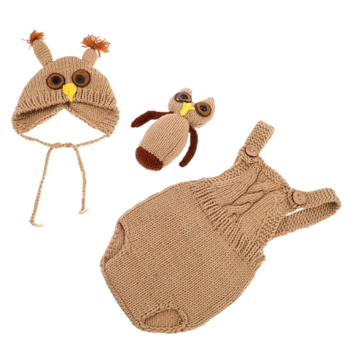 Tenue photo garçon fille style hibou, le cadeau de naissance idéal
