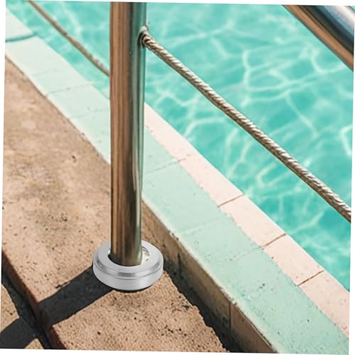 Escudos para escalera de piscina acero inoxidable 4 piezas miniatura 6