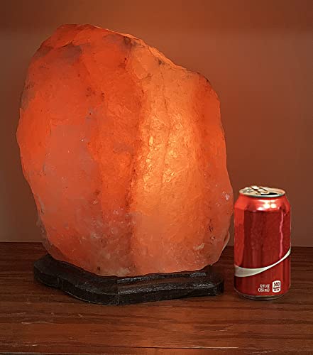 Indusclassic Giant Special Effect Natural Himalayan Crystal Rock Salt Lamp With Custom Base 35~45 Lbs #TOP3