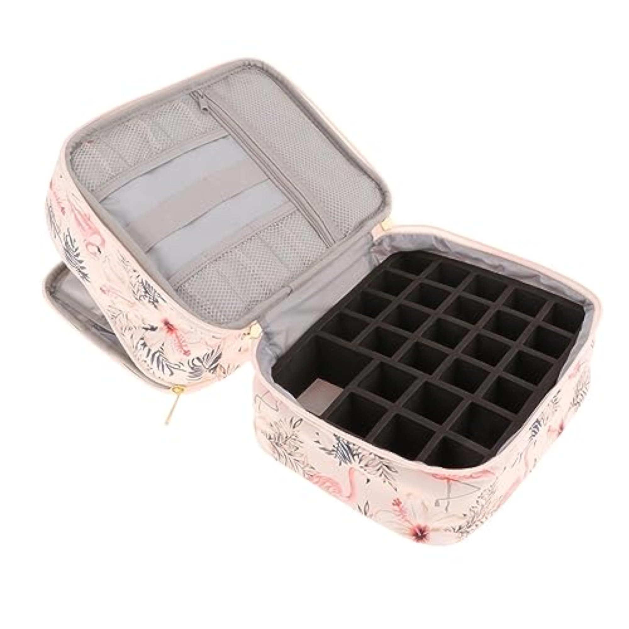 Multi Layer Nail Polish Organizer Double Layer Carrying Case Bag