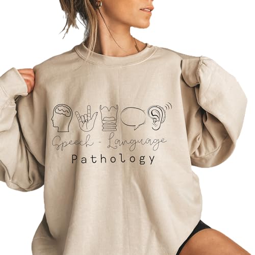 Generic Speech Therapist Sweatshirt, Speech Language Therapist Shirt, SLP Nurse Sweater, SLP Sweater, Speech Language Pathologist,Gift For SLP, Small