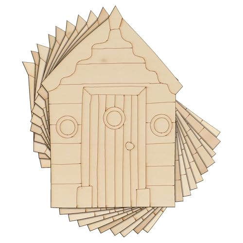 10 x Holzstrandhütte, runde Fenster, Bastelform, 3 mm Schicht, Urlaub am Meer (12 x 8,4 cm, ohne Loch) 10 x Holzstrandhütte, runde Fenster, Bastelform, 3 mm Schicht, Urlaub am Meer (12 x 8,4 cm, ohne Loch)