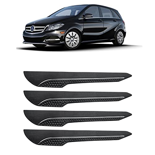 Image of AOSIS-Car Bumper Protector /Bumper Guard for MercedesBenz B-Class with Single Chrome Stripe (4-Pcs)