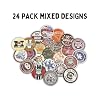 Big College Football Teams 3” Cardstock Freshie Rounds 24 pk Manly Sports for Men Alcohol Bottle Cut Outs for Molds Bag Inserts in the South #1